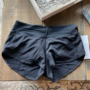 NWT Lululemon speed up short 2.5” lined